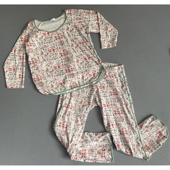 LAKE Other - Lake Pajama Set Women XS Holiday Pima Cotton Pant Christmas Hygge Cozy Core Soft